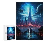 300 PCS Jigsaws Adults Puzzles Future Love Story Jigsaw for Adults Toy Wall Decor Perfect Decoration for Is Ideal As A Gift 300 PCS