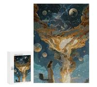 300 PCS Jigsaws Adults Puzzles Gifts Mini Planet Jigsaw for Adults Relax Games Home Decoration Birthday Present, Gifts, 300 PCS