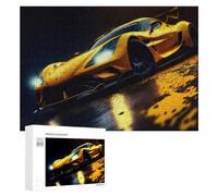 300 PCS Jigsaws Adults Puzzles Gifts Rainy Night Racing Car Jigsaw Puzzle Relax Games Staycation Kill Time Birthday Present, Gifts, 300 PCS