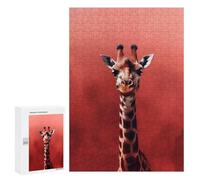 300 PCS Jigsaws Adults Puzzles Giraffe Smoke Jigsaw for Adults Toy Wall Decor Perfect Decoration for Is Ideal As A Gift 300 PCS
