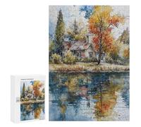 300 PCS Jigsaws Adults Puzzles Golden Path Jigsaws for Adults Hands-on Game Wall Decoration Birthday And Unique Gifts 300 PCS