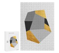 300 PCS Jigsaws Adults Puzzles Golden Polygon I Jigsaws for Adults Toy Wall Decor Home Decoration for Is Ideal As A Gift 300 PCS