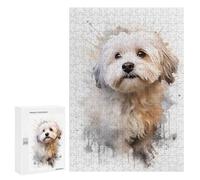 300 PCS Jigsaws Adults Puzzles Havanese Dog Jigsaw for Adults Relax Games Birthday Present Birthday And Unique Gifts 300 PCS