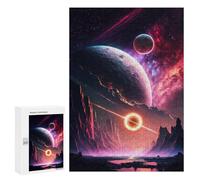 300 PCS Jigsaws Adults Puzzles Interstellar Black Hole Jigsaw for Adults Toy Wall Decor Perfect Decoration for Is Ideal As A Gift 300 PCS