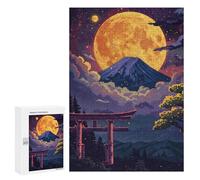 300 PCS Jigsaws Adults Puzzles Japanese Illustration 1 Jigsaw for Adults Toy Wall Decor Perfect Decoration for Is Ideal As A Gift 300 PCS
