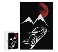300 PCS Jigsaws Adults Puzzles Jdm Moon Car Jigsaw for Adults Hands-on Game Precision Cutting Parent-child Interaction 300 PCS