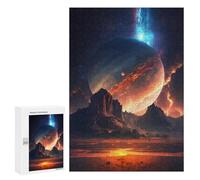 300 PCS Jigsaws Adults Puzzles Jupiter Plateau Landscape Adult Puzzles Relaxing Games Precision Cutting Unique Gifts for Birthday And Christmas 300 PCS