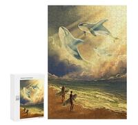 300 PCS Jigsaws Adults Puzzles Killer Whales Jigsaw Puzzle Family Game Analysis And Logic Parent-child Interaction 300 PCS