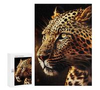300 PCS Jigsaws Adults Puzzles Leopard Portrait Jigsaws for Adults Hands-on Game Wall Decoration Birthday And Unique Gifts 300 PCS