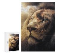 300 PCS Jigsaws Adults Puzzles Lion Boss Jigsaw for Adults Hands-on Game Precision Cutting Parent-child Interaction 300 PCS