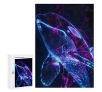 300 PCS Jigsaws Adults Puzzles Luminescent Orca Jigsaw Puzzle Family Game Analysis And Logic Parent-child Interaction 300 PCS