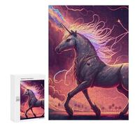 300 PCS Jigsaws Adults Puzzles Magical Unicorn Fantasy Artwork Jigsaws for Adults Relaxing Games Difficult Challenge Difficult And Challenge 300 PCS