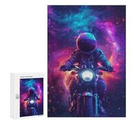 300 PCS Jigsaws Adults Puzzles Motor Astronaut in Space Jigsaw for Adults Relax Games Birthday Present Birthday And Unique Gifts 300 PCS