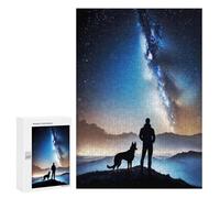 300 PCS Jigsaws Adults Puzzles Night Galaxy Stargazing Jigsaw for Adults Toy Wall Decor Perfect Decoration for Is Ideal As A Gift 300 PCS