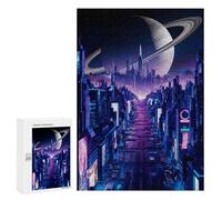 300 PCS Jigsaws Adults Puzzles Phantom Night City Jigsaws for Adults Hands-on Game Wall Decoration Birthday And Unique Gifts 300 PCS