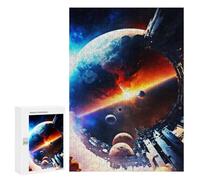 300 PCS Jigsaws Adults Puzzles Planet Accessing Space Jigsaw for Adults Toy Wall Decor Perfect Decoration for Is Ideal As A Gift 300 PCS