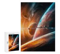 300 PCS Jigsaws Adults Puzzles Planetary Collision Jigsaw for Adults Toy Wall Decor Perfect Decoration for Is Ideal As A Gift 300 PCS