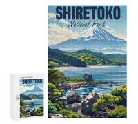 300 PCS Jigsaws Adults Puzzles Shiretoko National Park Jigsaws for Adults Toy Wall Decor Home Decoration for Is Ideal As A Gift 300 PCS