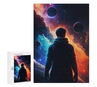 300 PCS Jigsaws Adults Puzzles Staring at The Planets Jigsaw for Adults Relax Games Birthday Present Birthday And Unique Gifts 300 PCS