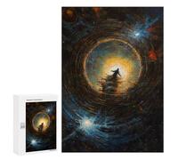 300 PCS Jigsaws Adults Puzzles Staring Into The Void Jigsaws for Adults Relaxing Games Difficult Challenge Difficult And Challenge 300 PCS