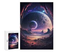 300 PCS Jigsaws Adults Puzzles Stellar Space Landscape Jigsaw for Adults Toy Wall Decor Perfect Decoration for Is Ideal As A Gift 300 PCS