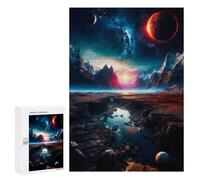 300 PCS Jigsaws Adults Puzzles Strange Planets Adult Puzzles Relaxing Games Precision Cutting Unique Gifts for Birthday And Christmas 300 PCS