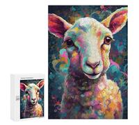 300 PCS Jigsaws Adults Puzzles The Innocent Lamb Jigsaw for Adults Toy Wall Decor Perfect Decoration for Is Ideal As A Gift 300 PCS