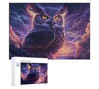 300 PCS Jigsaws Adults Puzzles Thunderstorm Owl Artwork-3 Jigsaws for Adults Hands-on Game Wall Decoration Birthday And Unique Gifts 300 PCS