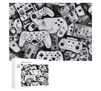 300 PCS Jigsaws Adults Puzzles Video Game Controllers A Visual Journey Through Gaming History Adult Puzzles DIY Toys But Fun And Humorous Unique Gifts for Birthday And Christmas 300 PCS