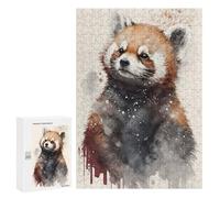 300 PCS Jigsaws Adults Puzzles Wild Red Panda Jigsaws for Adults Toy Wall Decor Home Decoration for Is Ideal As A Gift 300 PCS
