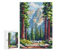 300 PCS Jigsaws Adults Puzzles Yosemite National Park Jigsaws for Adults Toy Wall Decor Home Decoration for Is Ideal As A Gift 300 PCS