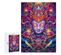 300 PCS Jigsaws for Adults Colorful Spiritual Artwork-2 Jigsaw for Teenagers Improve Memory Every Piece Is Unique - Toys Educational Games 300 PCS