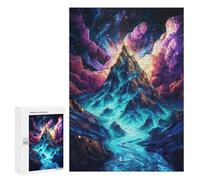 300 PCS Jigsaws for Adults Cosmic Mountain Peak Puzzles for Adults Toy Wall Decor Improve Memory Gifts for Friends And Family 300 PCS