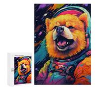 300 PCS Jigsaws for Adults Cosmic Red Panda Explorer-1 Adult Jigsaw Puzzles Stress Reliever Difficult And Challenge Family Fun & Game Night 300 PCS