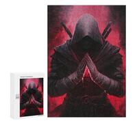 300 PCS Jigsaws for Adults Dark Assassin with Red Aura Jigsaw for Teenagers Improve Memory Every Piece Is Unique - Toys Educational Games 300 PCS