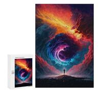 300 PCS Jigsaws for Adults Exploring The Cosmic Portal Jigsaw for Teenagers Improve Memory Every Piece Is Unique - Toys Educational Games 300 PCS
