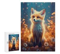 300 PCS Jigsaws for Adults Fox Adorable Puzzles for Adults Toy Wall Decor Improve Memory Gifts for Friends And Family 300 PCS
