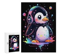 300 PCS Jigsaws for Adults Music Lover Penguin Puzzles for Adults Toy Wall Decor Improve Memory Gifts for Friends And Family 300 PCS