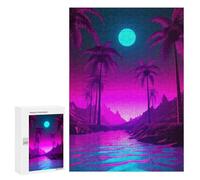 300 PCS Jigsaws for Adults Palm Tree Harmony Puzzles for Adults Toy Wall Decor Improve Memory Gifts for Friends And Family 300 PCS