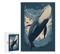 300 PCS Jigsaws for Adults Puzzle A Whales Song Puzzles for Adults Toy Wall Decor Enhance Memory Gifts for Friends And Family 300 PCS