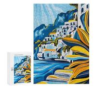 300 PCS Jigsaws for Adults Puzzle Amalfi Coast II Adult Jigsaw Relax Games Difficult Challenge Challenging To Complete 300 PCS