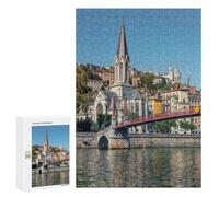 300 PCS Jigsaws for Adults Puzzle Beautiful Lyon Puzzles for Adults Hands-on Game Hand Speed Race Great Gift for Gaming 300 PCS