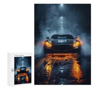 300 PCS Jigsaws for Adults Puzzle Black Car Jigsaw for Adults Fun Games Presents for Women Challenging To Complete 300 PCS