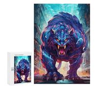 300 PCS Jigsaws for Adults Puzzle City Monster Unleashed Puzzle for Adults Family Game Difficult Challenge Gifts for Friends And Family 300 PCS