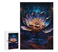300 PCS Jigsaws for Adults Puzzle Cosmic Lotus Bloom Adult Jigsaw Relax Games Difficult Challenge Challenging To Complete 300 PCS