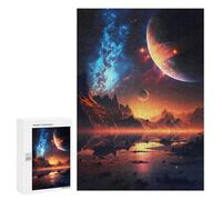 300 PCS Jigsaws for Adults Puzzle Cosmic Symphony Puzzles for Adults Hands-on Game Hand Speed Race Great Gift for Gaming 300 PCS