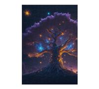 300 PCS Jigsaws for Adults Puzzle Enchanted Celestial Tree -1 Adult Jigsaw Puzzle DIY Toys Birthday Present Great Gift for Gaming 300 PCS