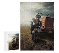 300 PCS Jigsaws for Adults Puzzle Field Commander - This Is Tractor Name. Puzzles for Adults Toy Wall Decor Enhance Memory Gifts for Friends And Family 300 PCS