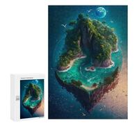 300 PCS Jigsaws for Adults Puzzle Island Heart in The Sky Puzzle for Adults Family Game Difficult Challenge Gifts for Friends And Family 300 PCS