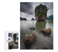 300 PCS Jigsaws for Adults Puzzle Island Rock Formation Jigsaw for Adults Fun Games Presents for Women Challenging To Complete 300 PCS